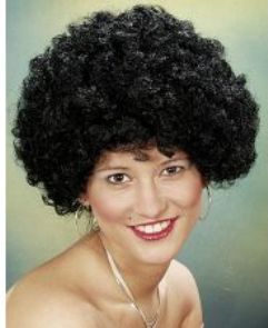 parūkas čirkainas melnas